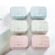 JAJALIN Soap Box Creative Travel Simple Style Soap Laundry Soap Box Drain Soap Soap Box Striped Blue 11*7.5*5cm with Lid JAJALIN Soap Box Creative Travel Simple Style Soap Laundry Soap Box Drain Soap Soap Box Striped Blue 11*7.5*5cm with Lid