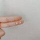 Xiao color 925 white fungus needle imitation pearl design earrings, female temperament, simple and small, small net celebrity personalized earrings, imitation pearl earrings, fashion jewelry for girls, B7Y203-C12, imitation pearl earrings Xiao color 925 white fungus needle imitation pearl design earrings, female temperament, simple and small, small net celebrity personalized earrings, imitation pearl earrings, fashion jewelry for girls, B7Y203-C12, imitation pearl earrings