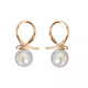 Xiao color 925 white fungus needle imitation pearl design earrings, female temperament, simple and small, small net celebrity personalized earrings, imitation pearl earrings, fashion jewelry for girls, B7Y203-C12, imitation pearl earrings Xiao color 925 white fungus needle imitation pearl design earrings, female temperament, simple and small, small net celebrity personalized earrings, imitation pearl earrings, fashion jewelry for girls, B7Y203-C12, imitation pearl earrings