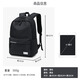 Light rider school bag male Korean version Harajuku junior high school student backpack female ins style college student college style large capacity couple travel backpack laptop bag 0392 black Light rider school bag male Korean version Harajuku junior high school student backpack female ins style college student college style large capacity couple travel backpack laptop bag 0392 black