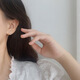 YYEU S925 Silver Gentle and Delicate Small Ring Pearl Earrings Minimalist Fresh and Wild Korean Mini Cute Earrings Female Ring Earrings YYEU S925 Silver Gentle and Delicate Small Ring Pearl Earrings Minimalist Fresh and Wild Korean Mini Cute Earrings Female Ring Earrings