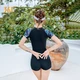 361-degree one-piece swimsuit women's boxer professional sports conservative cover belly slimming ins style swimsuit 361-degree one-piece swimsuit women's boxer professional sports conservative cover belly slimming ins style swimsuit