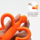 Baby Shi Babysafe baby tooth gel grinding teeth baby bite bitery silicone small mushroom toy water boiled tooth glue green butterfly bite brush Baby Shi Babysafe baby tooth gel grinding teeth baby bite bitery silicone small mushroom toy water boiled tooth glue green butterfly bite brush