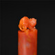 Tour this natural authentic Shoushan stone truth candle red hibiscus stone seal engraving lion button chapters 4 major name Stone State Shousi Mountain Stone Collection Tour this natural authentic Shoushan stone truth candle red hibiscus stone seal engraving lion button chapters 4 major name Stone State Shousi Mountain Stone Collection