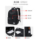 Light rider school bag male Korean version Harajuku junior high school student backpack female ins style college student college style large capacity couple travel backpack laptop bag 0392 black Light rider school bag male Korean version Harajuku junior high school student backpack female ins style college student college style large capacity couple travel backpack laptop bag 0392 black