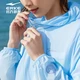 Hongxing Erke sunscreen windbreaker women's outdoor anti-UV jacket hooded sports running jacket casual zipper top 52222280103 light lake blue L Hongxing Erke sunscreen windbreaker women's outdoor anti-UV jacket hooded sports running jacket casual zipper top 52222280103 light lake blue L