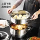 American kitchen maxcook steamer 304 stainless steel 30CM three-layer steamer thickened double bottom soup pot gas induction cooker general MCZ827 American kitchen maxcook steamer 304 stainless steel 30CM three-layer steamer thickened double bottom soup pot gas induction cooker general MCZ827