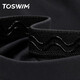 TOSWIM men's knee-length swimming trunks, professional training fitness, quick-drying swimming trunks, hot spring men's swimsuits, blue vitality XL TOSWIM men's knee-length swimming trunks, professional training fitness, quick-drying swimming trunks, hot spring men's swimsuits, blue vitality XL