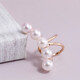 Xiao Yi Song Jia the same pearl ear clip GiO jewelry Japan Akoya seawater pearl earrings fashion 18K gold non-pierced ear bone clip 18K rose gold pearl 4-4.5mm single Xiao Yi Song Jia the same pearl ear clip GiO jewelry Japan Akoya seawater pearl earrings fashion 18K gold non-pierced ear bone clip 18K rose gold pearl 4-4.5mm single