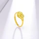 Saturday Blessing jewelry full gold 999 gold ring women's love gift live mouth ring price AA010848 about 3g Saturday Blessing jewelry full gold 999 gold ring women's love gift live mouth ring price AA010848 about 3g