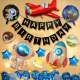 Onizi Birthday Balloon Decoration Scene Layout Boys Boys Children Birthday Party Background Wall Layout Space Theme Onizi Birthday Balloon Decoration Scene Layout Boys Boys Children Birthday Party Background Wall Layout Space Theme