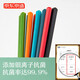 Kyotokyo-made chopsticks 316L stainless steel chopsticks household antibacterial non-slip chopsticks multi-color dining chopsticks 6 pairs Kyotokyo-made chopsticks 316L stainless steel chopsticks household antibacterial non-slip chopsticks multi-color dining chopsticks 6 pairs