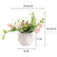 Shengshitaibao fake flower simulation flower dried flower bouquet silk flower plastic decorative flower ceramic vase floral decoration porch TV cabinet living room dining table flower decoration pink rose Shengshitaibao fake flower simulation flower dried flower bouquet silk flower plastic decorative flower ceramic vase floral decoration porch TV cabinet living room dining table flower decoration pink rose
