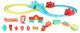 JC Toys Toys Train Set tragbares Zugthema für Babys und Kinder geeignet JC Toys Toys Train Set tragbares Zugthema für Babys und Kinder geeignet