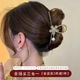 Ideer flower clip large hair clip back head hair clip autumn and winter 2022 new net red girl hair accessories hair clip gift G0102 golden flower hanging bead clip Ideer flower clip large hair clip back head hair clip autumn and winter 2022 new net red girl hair accessories hair clip gift G0102 golden flower hanging bead clip
