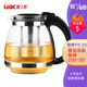 Lilac, glass teapot, heat-resistant glass, large-capacity tea bar machine, general-purpose pot, 304 stainless steel strainer tea maker, easy-to-clean tea set 1.5L Lilac, glass teapot, heat-resistant glass, large-capacity tea bar machine, general-purpose pot, 304 stainless steel strainer tea maker, easy-to-clean tea set 1.5L