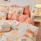 Yalu brushed four-piece set small fresh printing set quilt cover sheet bedding four-piece set C Warm sun flowers blooming standard four-piece quilt cover 200x230cm Yalu brushed four-piece set small fresh printing set quilt cover sheet bedding four-piece set C Warm sun flowers blooming standard four-piece quilt cover 200x230cm