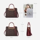 MashaLanti bag women's bag commuter handbag large-capacity mother bag temperament shoulder bag ladies Messenger bag birthday gift for wife wine red MashaLanti bag women's bag commuter handbag large-capacity mother bag temperament shoulder bag ladies Messenger bag birthday gift for wife wine red