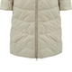 Jieao down jacket women's white duck down fox fur collar winter coat winter women's over-the-knee down jacket 7981028 7220#beige 170/L Jieao down jacket women's white duck down fox fur collar winter coat winter women's over-the-knee down jacket 7981028 7220#beige 170/L