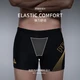 Peak swimming trunks men's swimsuit anti-chlorine comfortable boxer quick-drying not close-fitting hot spring vacation professional swimming trunks YS00102 black blue M Peak swimming trunks men's swimsuit anti-chlorine comfortable boxer quick-drying not close-fitting hot spring vacation professional swimming trunks YS00102 black blue M
