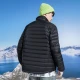 361-degree down jacket men's winter sports and leisure warm windproof trendy zipper stand collar solid color ultra-light men's jacket 652144309-3 basic black L 361-degree down jacket men's winter sports and leisure warm windproof trendy zipper stand collar solid color ultra-light men's jacket 652144309-3 basic black L