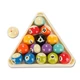 WEISHIDUN American high-end billiards standard large billiard hall accessories Chinese black eight 8A sixteen color 57.2MM crystal ball WEISHIDUN American high-end billiards standard large billiard hall accessories Chinese black eight 8A sixteen color 57.2MM crystal ball