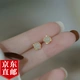 YYEU 925 silver earrings women's retro French style high-end atmosphere 2022 new temperament cold wind jade earrings gold retro jade earrings YYEU 925 silver earrings women's retro French style high-end atmosphere 2022 new temperament cold wind jade earrings gold retro jade earrings