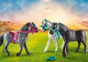 Playmobil World Horse Set de tres piezas Playmobil World Horse Set de tres piezas
