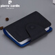 Pierre Cardin 2018 new male fujiki bag leather bank card package multi-card-bit high-capacity business card holder 20 card bit blue Pierre Cardin 2018 new male fujiki bag leather bank card package multi-card-bit high-capacity business card holder 20 card bit blue