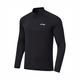 Li Ning Zipper Sunscreen Long Sleeve T-Shirt Men's Autumn New Business Commuting Fitness Sweater Casual Bottoming Top Black Fitness T-Shirt L 
Li Ning Zipper Sunscreen Long Sleeve T-Shirt Men's Autumn New Business Commuting Fitness Sweater Casual Bottoming Top Black Fitness T-Shirt L