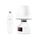 USB charging smart wireless remote control night light clock LED bedroom bedside lamp mother and baby lamp baby infant feeding at night home atmosphere lighting sleep eye protection energy saving 1200 mA/2W without clock USB charging smart wireless remote control night light clock LED bedroom bedside lamp mother and baby lamp baby infant feeding at night home atmosphere lighting sleep eye protection energy saving 1200 mA/2W without clock