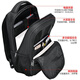Seven wolves backpack 15.6-inch computer bag business casual commuter water repellent backpack male Oxford cloth large capacity school bag black CD001837-1A Seven wolves backpack 15.6-inch computer bag business casual commuter water repellent backpack male Oxford cloth large capacity school bag black CD001837-1A