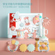 Bainshi baby toys 0-1 year old newborn baby toy baby rattle molar teether appease toy color boxed 6-piece set B271 Bainshi baby toys 0-1 year old newborn baby toy baby rattle molar teether appease toy color boxed 6-piece set B271