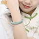 Fengxi Jewelry Jade Jade Bracelet Full Green Jade Bracelet Jade Round Bracelet Women's Birthday Festival Gift for Wife and Mommy Inner Diameter About 56-57mm Fengxi Jewelry Jade Jade Bracelet Full Green Jade Bracelet Jade Round Bracelet Women's Birthday Festival Gift for Wife and Mommy Inner Diameter About 56-57mm