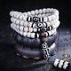 Yanyun Jewelry Gaomi Zhengyue Xingyue Bodhi Bracelet 108 Wenwan Buddhist Beads Wooden Bracelets Nine Eyes Dzi Beads Rosary Bracelet Necklace for Men and Women 10*8mm Yanyun Jewelry Gaomi Zhengyue Xingyue Bodhi Bracelet 108 Wenwan Buddhist Beads Wooden Bracelets Nine Eyes Dzi Beads Rosary Bracelet Necklace for Men and Women 10*8mm
