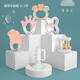 Bainshi baby toys 0-1 year old newborn baby toy baby rattle molar teether appease toy color boxed 6-piece set B271 Bainshi baby toys 0-1 year old newborn baby toy baby rattle molar teether appease toy color boxed 6-piece set B271
