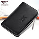 Seven wolves men's organ card holder business card holder multi-function wallet male card holder male and female card holder document holder black 3A3064221-01 Seven wolves men's organ card holder business card holder multi-function wallet male card holder male and female card holder document holder black 3A3064221-01