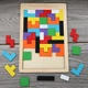 Xubeile children's wooden tangram board Tetris educational toy jigsaw puzzle puzzle board 3-4-6 years old baby boys and girls elementary school students early education building blocks assembled handmade toys Xubeile children's wooden tangram board Tetris educational toy jigsaw puzzle puzzle board 3-4-6 years old baby boys and girls elementary school students early education building blocks assembled handmade toys