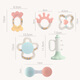 Bainshi baby toys 0-1 year old newborn baby toy baby rattle molar teether appease toy color boxed 6-piece set B271 Bainshi baby toys 0-1 year old newborn baby toy baby rattle molar teether appease toy color boxed 6-piece set B271