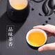 Tang Feng complete black pottery tea set set household small ceramic cover bowl, teapot, Kung Fu teacup, office tea ceremony, Tang Yun 9 heads Tang Feng complete black pottery tea set set household small ceramic cover bowl, teapot, Kung Fu teacup, office tea ceremony, Tang Yun 9 heads