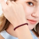 Shiyue jewelry wine red garnet bracelet bracelet crystal agate 5.5-6mm female graceful Shiyue jewelry wine red garnet bracelet bracelet crystal agate 5.5-6mm female graceful