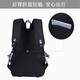 Light rider school bag men and women Korean version of junior high school and elementary school students backpack large capacity casual campus men's backpack 581 black Light rider school bag men and women Korean version of junior high school and elementary school students backpack large capacity casual campus men's backpack 581 black