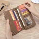 MashaLanti Men's Wallet Men's Long Wallet Wallet Fashion Clutch Large Capacity Coin Purse Card Bag Birthday Gift for Boyfriend Husband Brown MashaLanti Men's Wallet Men's Long Wallet Wallet Fashion Clutch Large Capacity Coin Purse Card Bag Birthday Gift for Boyfriend Husband Brown