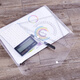 Effective deli 20 A4 transparent snap button document bag data storage bag plastic waterproof file bag 27008 Effective deli 20 A4 transparent snap button document bag data storage bag plastic waterproof file bag 27008
