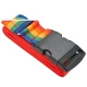 Banzheni cross packing belt overseas checked trolley case binding belt cable tie suitcase checked packing belt travel safety bundled box with luggage writing tag rainbow color Banzheni cross packing belt overseas checked trolley case binding belt cable tie suitcase checked packing belt travel safety bundled box with luggage writing tag rainbow color