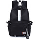 Light rider school bag men and women Korean version of junior high school and elementary school students backpack large capacity casual campus men's backpack 581 black Light rider school bag men and women Korean version of junior high school and elementary school students backpack large capacity casual campus men's backpack 581 black
