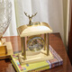 Time Story American light luxury copper deer marble table clock table clock bedroom bedside table clock decoration creative pendulum clock jewelry creative clock decoration table clock height 28cm Time Story American light luxury copper deer marble table clock table clock bedroom bedside table clock decoration creative pendulum clock jewelry creative clock decoration table clock height 28cm