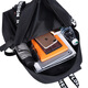 Light rider school bag men and women Korean version of junior high school and elementary school students backpack large capacity casual campus men's backpack 581 black Light rider school bag men and women Korean version of junior high school and elementary school students backpack large capacity casual campus men's backpack 581 black