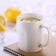 Temeike TOMIC Creative Mug Milk Cup Ceramic Cup Couple Water Cup Coffee Cup Temei Win Cup White 520ML Temeike TOMIC Creative Mug Milk Cup Ceramic Cup Couple Water Cup Coffee Cup Temei Win Cup White 520ML