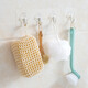 Bingyou hook sticky hook strong and seamless kitchen and bathroom punch-free thickening nail-free hook stickers bathroom door back wardrobe clothes hooks 20 Bingyou hook sticky hook strong and seamless kitchen and bathroom punch-free thickening nail-free hook stickers bathroom door back wardrobe clothes hooks 20